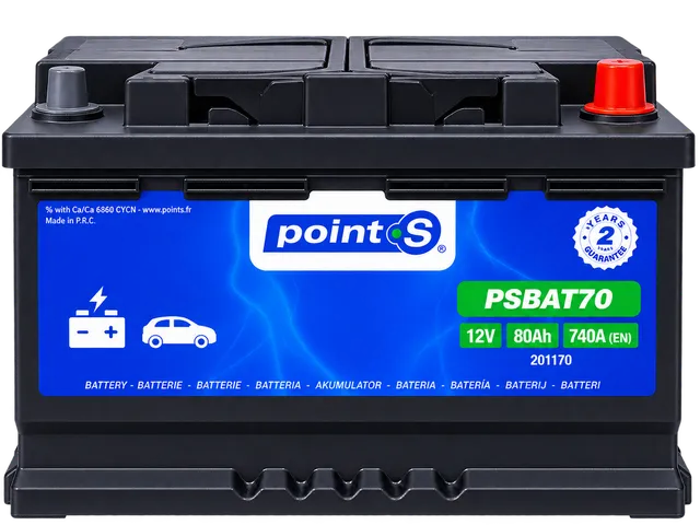 Batterie POINT S 80AH DIN