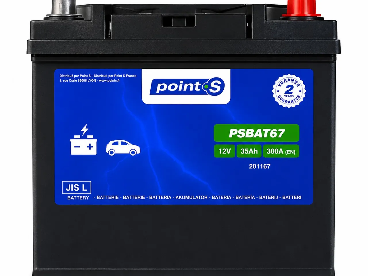 BATTERIE POINT S 35AH JIS L