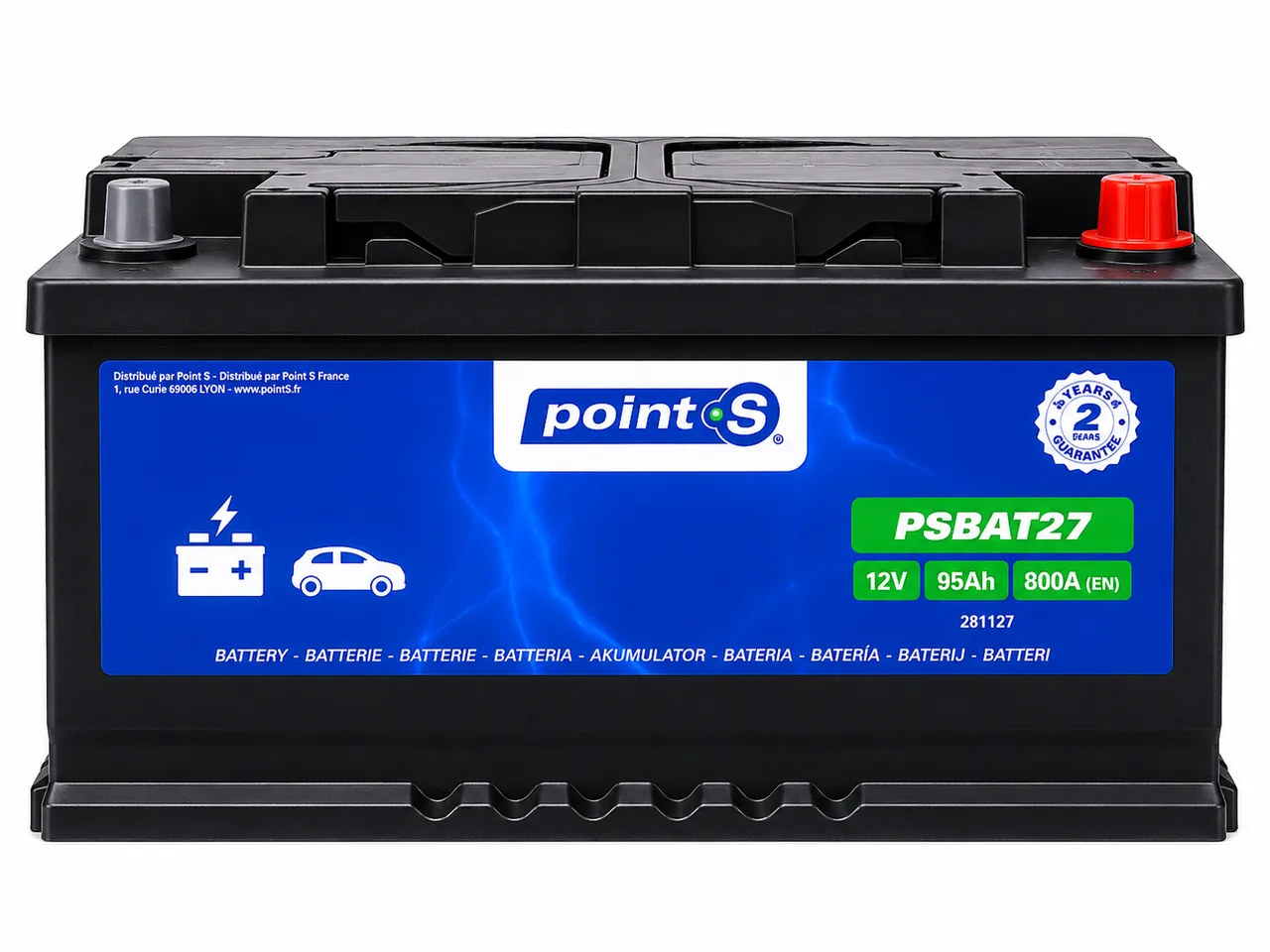 BATTERIE POINT S 95AH DIN