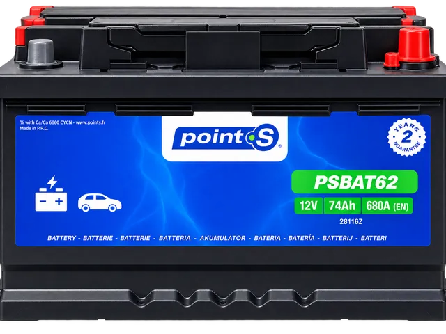 BATTERIE POINT S 74AH DIN