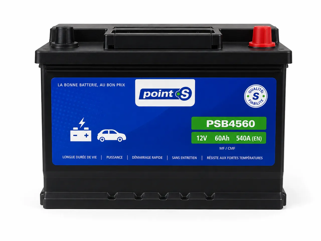 BATTERIE POINT S 60AH DIN L