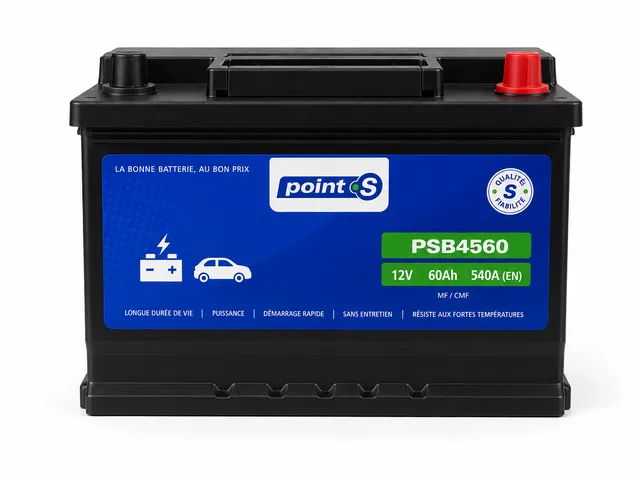 BATTERIE POINT S 60AH DIN L