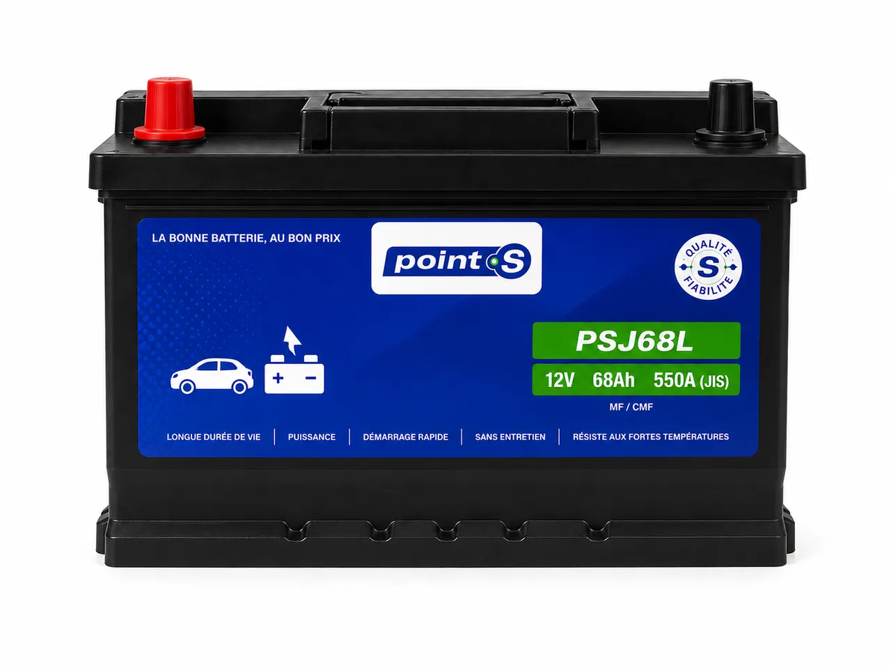 BATTERIE POINT S 68AH JIS R