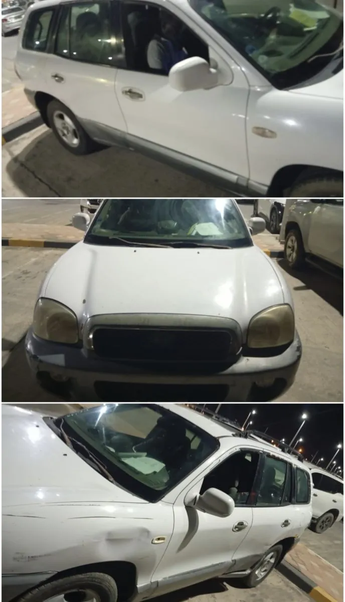 Hyundai Santa Fe blanc, moteur fonctionnel à Djibouti listing photo